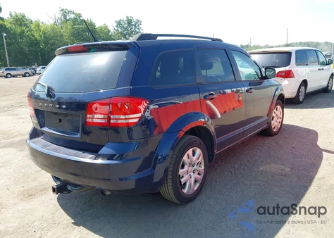 2017 Dodge Journey Se from USA, damaged, VIN 3C4PDCAB5HT653748